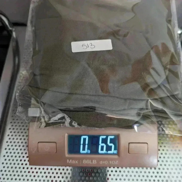 Fever Embroidered On/Off Shoulder Ruffle Top Blouse Size Medium Light Army Green - Picture 11 of 11